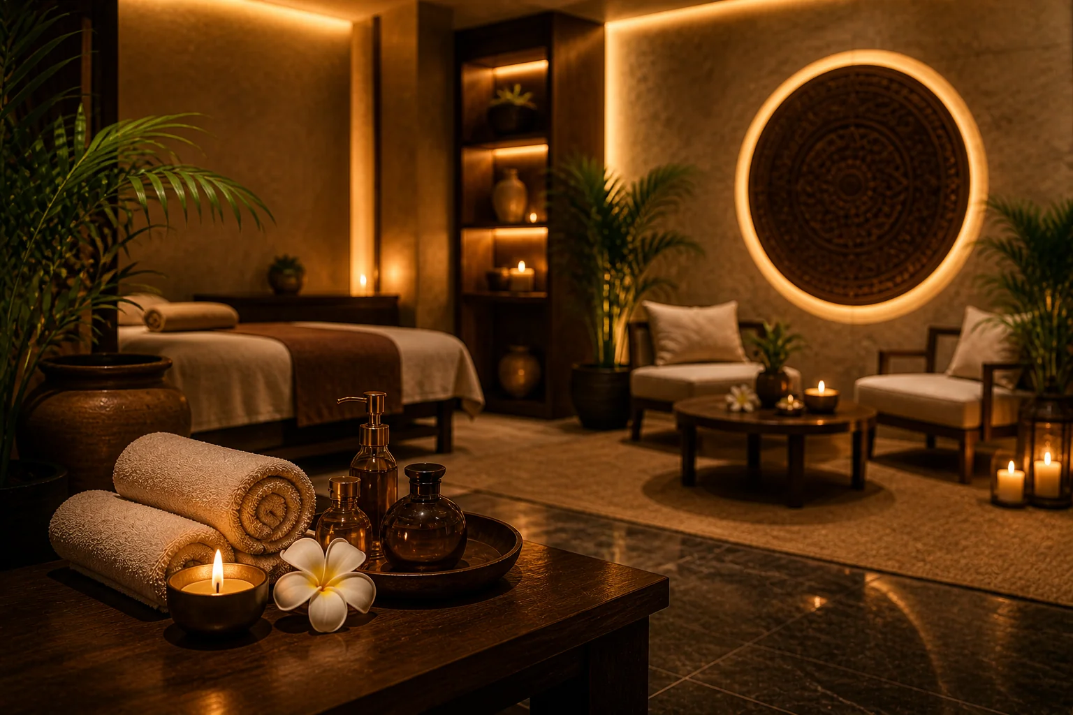 Novel Wellness Spa interior Abu Dhabi