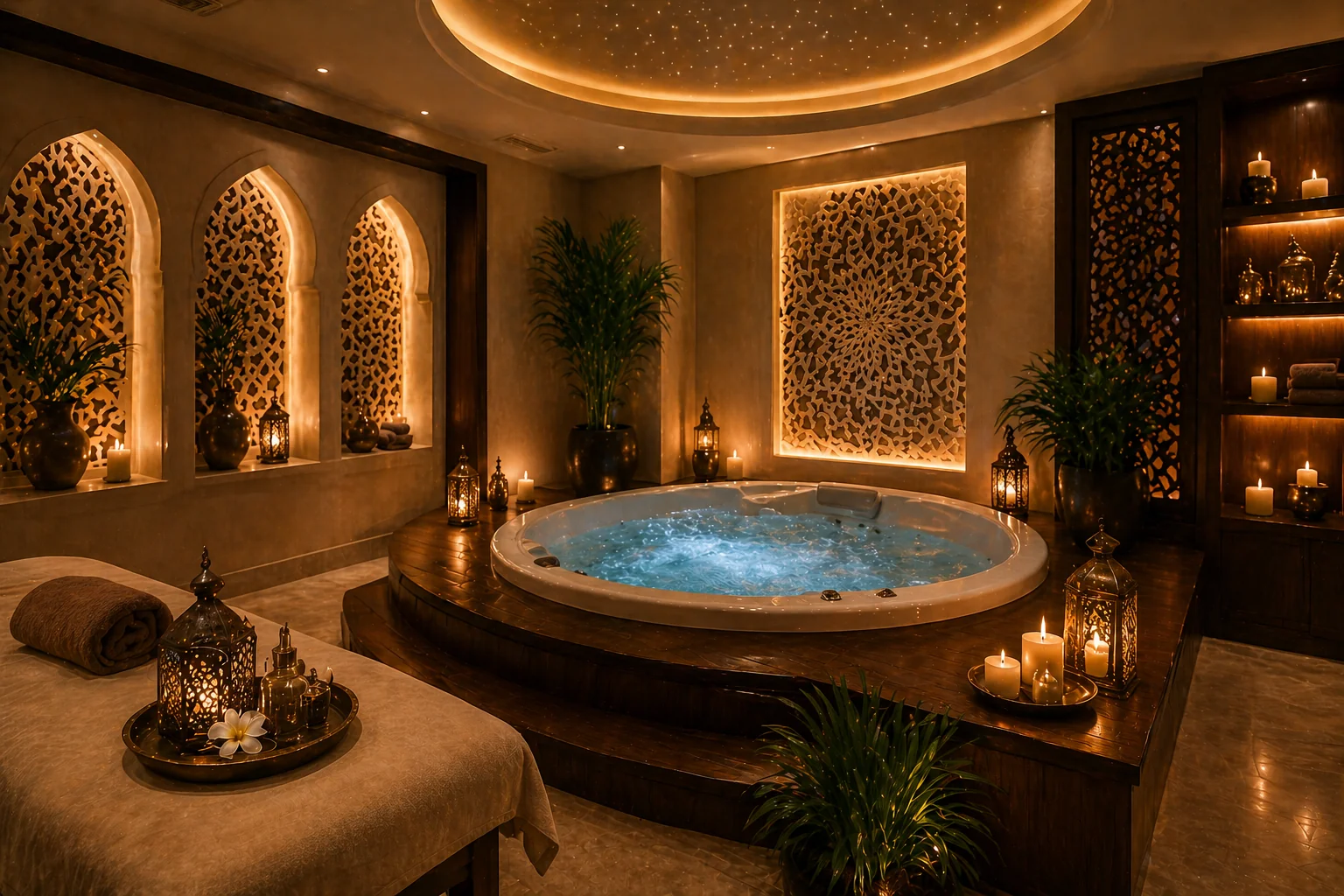 Spa interior Novel Wellness Abu Dhabi